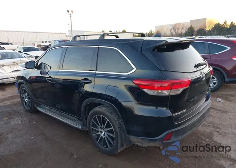 2017 Toyota Highlander Se from USA, damaged, VIN 5TDJZRFH8HS360685